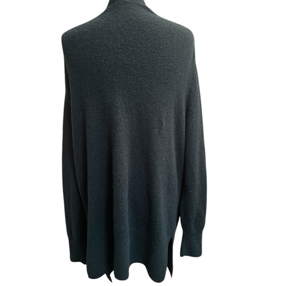MERINO MADEWELL KENT Alpaca Open Front Green Cardigan Pockets Slouchy Soft SZ S - Picture 17 of 17